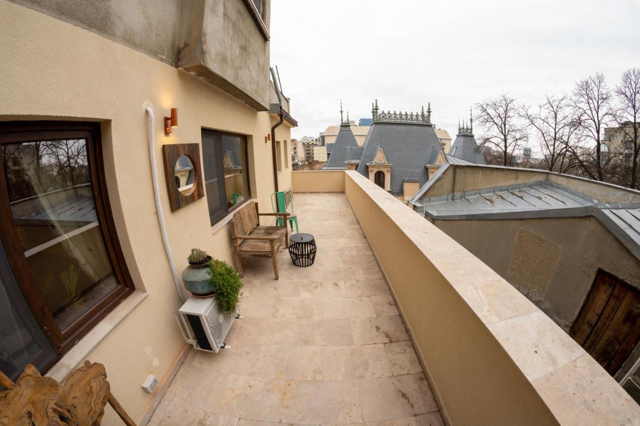 Theatre Rooftop Apartment With Patio بوخارست المظهر الخارجي الصورة